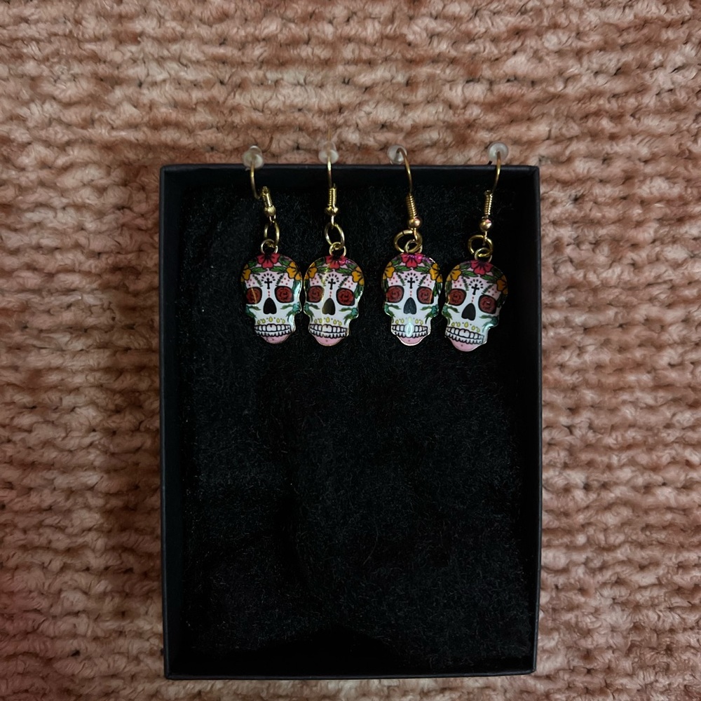 Dia de los muertos earrings